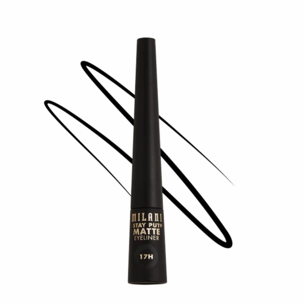 Milani Stay Put Matte Liquid Eyeliner 110 Black Matte